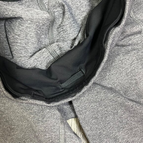 Lululemon Athletic Pace Rival MR Cropped Yoga Pants Heathered Black Size 4 - Picture 7 of 9